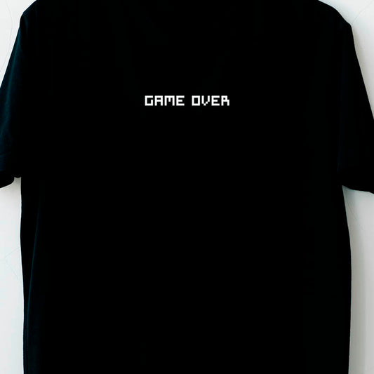 Black "GAME OVER" T-shirt