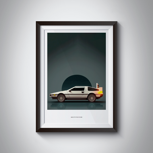 Decorative Print "Back to the Future"